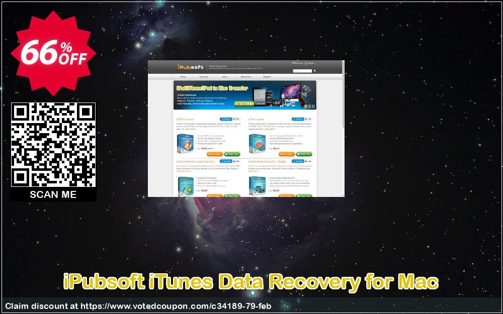 iPubsoft iTunes Data Recovery for MAC Coupon Code Apr 2024, 66% OFF - VotedCoupon