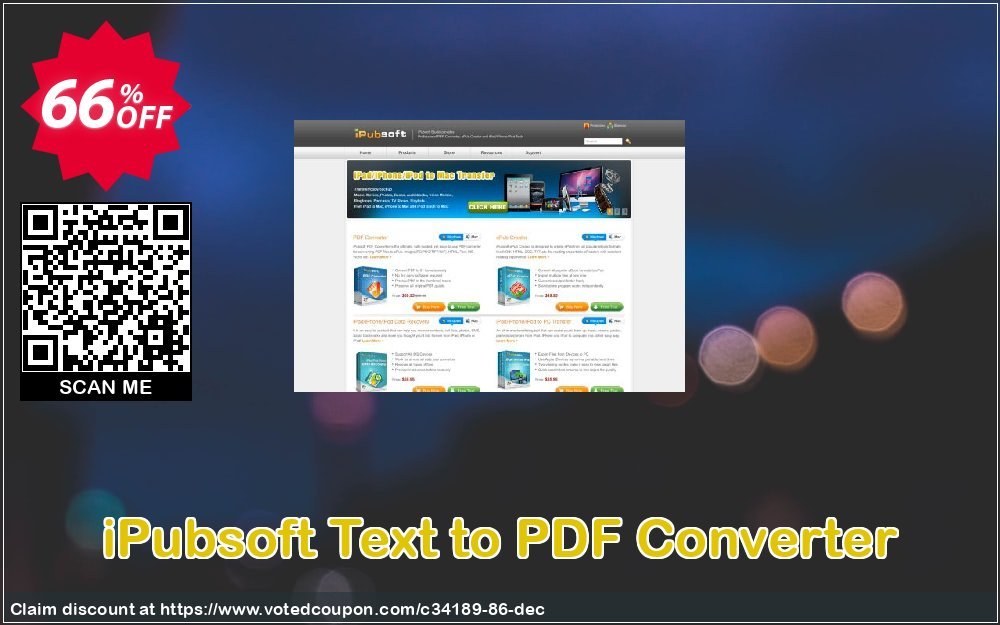 iPubsoft Text to PDF Converter