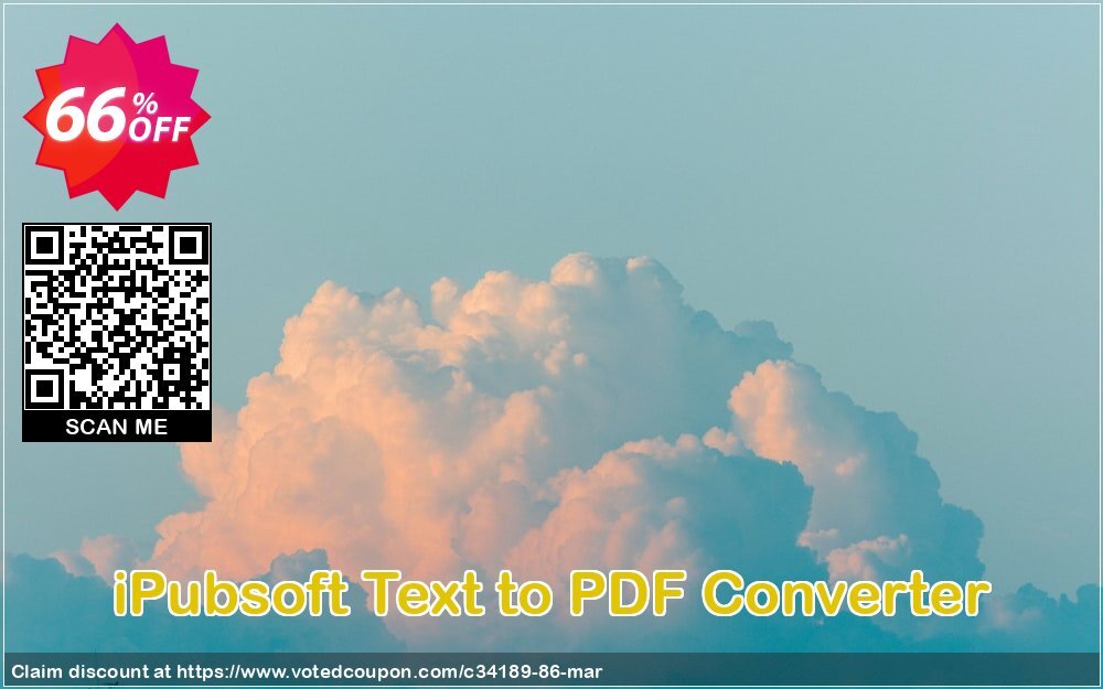 iPubsoft Text to PDF Converter Coupon Code Apr 2024, 66% OFF - VotedCoupon