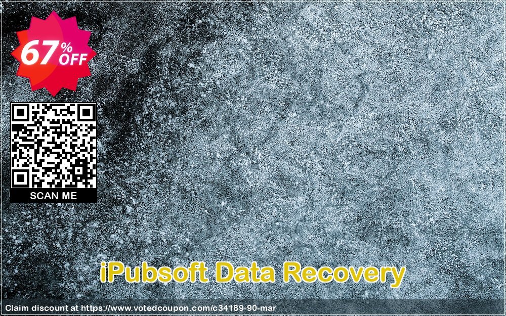 iPubsoft Data Recovery Coupon, discount 65% disocunt. Promotion: 