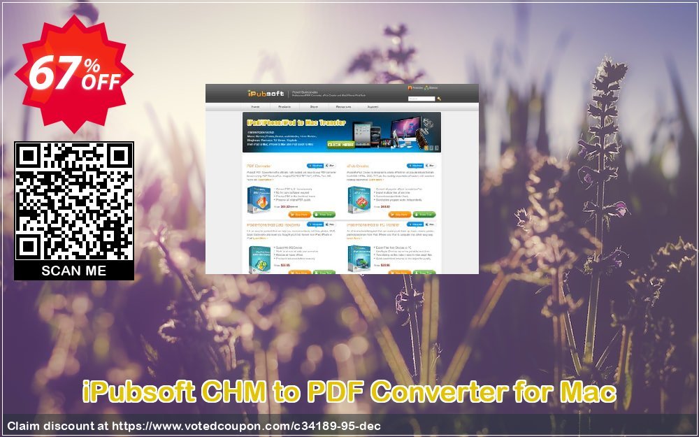 iPubsoft CHM to PDF Converter for MAC Coupon Code Apr 2024, 67% OFF - VotedCoupon