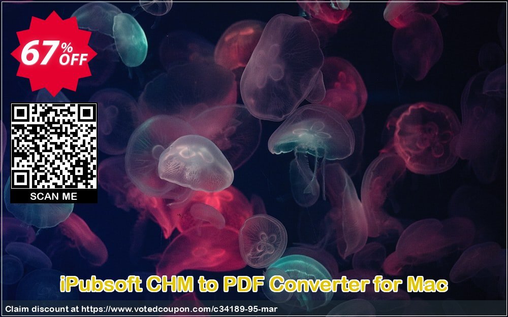 iPubsoft CHM to PDF Converter for MAC Coupon, discount 65% disocunt. Promotion: 