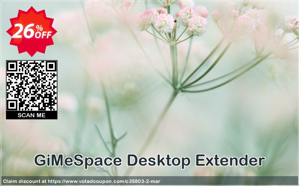 GiMeSpace Desktop Extender Coupon, discount GiMeSpace Discount code (35803). Promotion: GiMeSpace coupon code