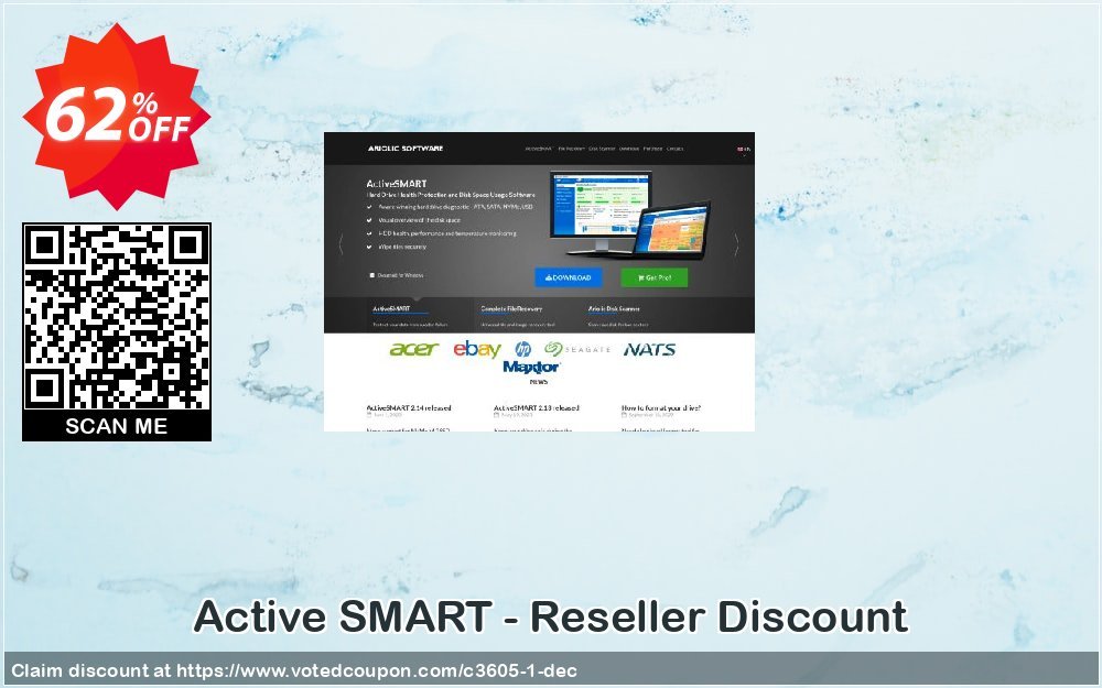 Active SMART - Reseller Discount Coupon, discount cheap bits -60%. Promotion: 