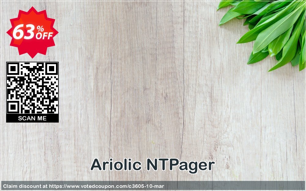 Ariolic NTPager Coupon Code May 2024, 63% OFF - VotedCoupon