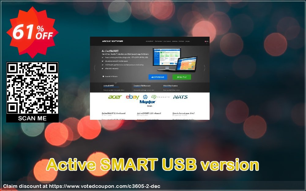 Active SMART USB version Coupon, discount cheap bits -60%. Promotion: 
