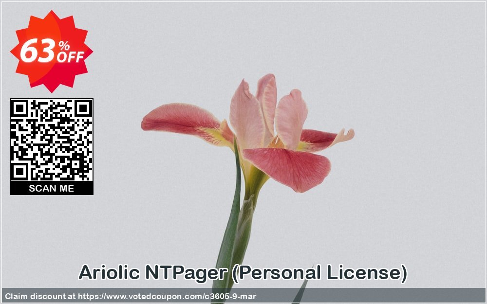 Ariolic NTPager, Personal Plan  Coupon Code Apr 2024, 63% OFF - VotedCoupon