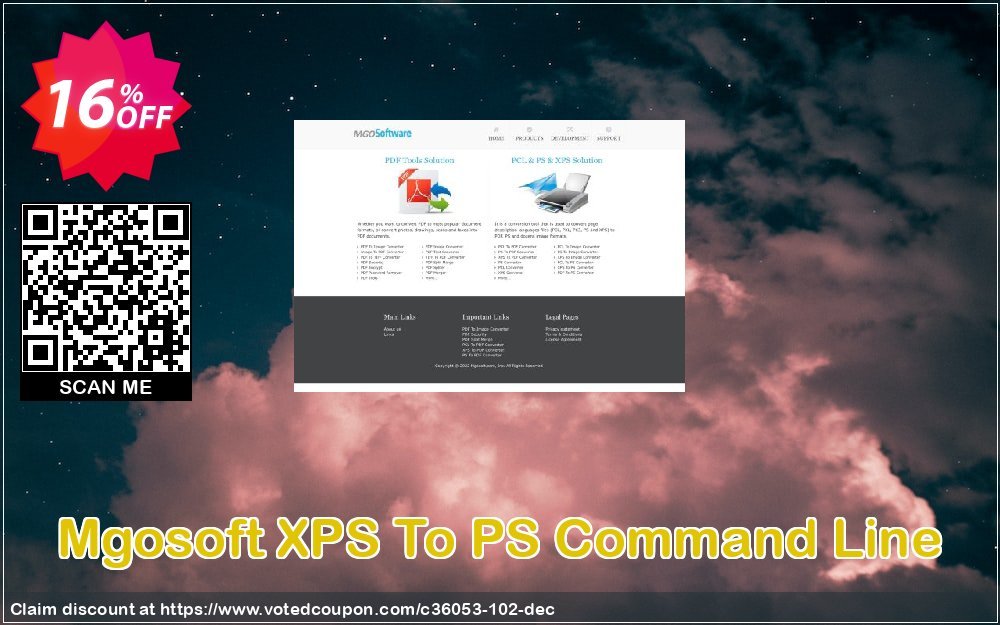 Mgosoft XPS To PS Command Line Coupon, discount mgosoft coupon (36053). Promotion: mgosoft coupon discount (36053)