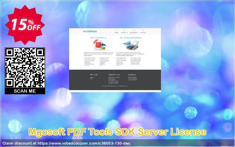 Mgosoft PDF Tools SDK Server Plan Coupon Code Apr 2024, 15% OFF - VotedCoupon