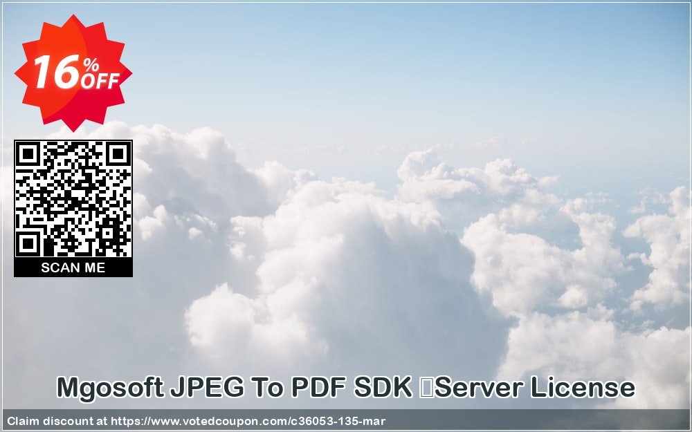 Mgosoft JPEG To PDF SDK 	Server Plan Coupon, discount mgosoft coupon (36053). Promotion: mgosoft coupon discount (36053)