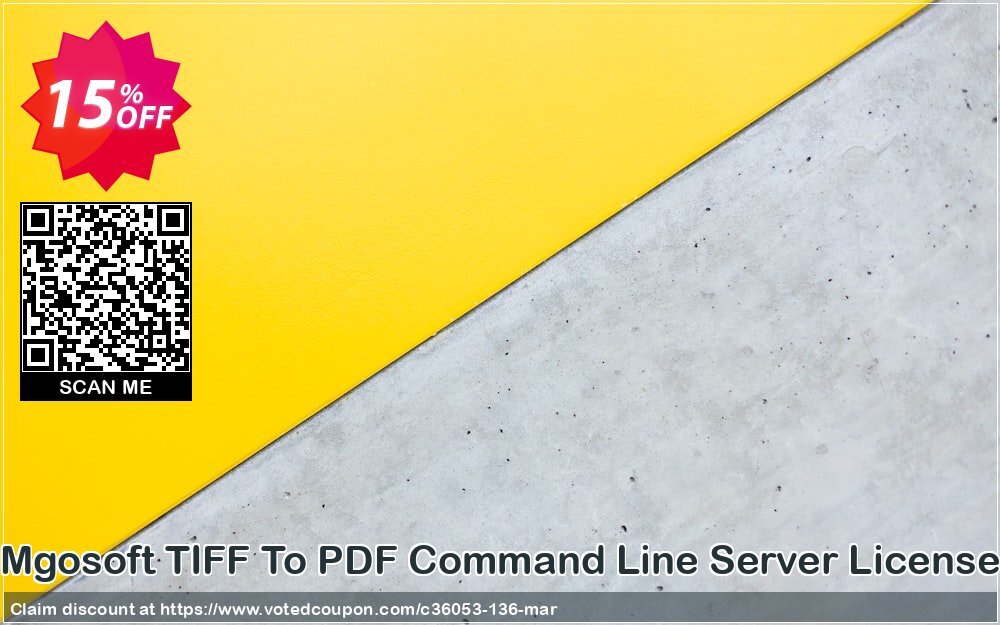 Mgosoft TIFF To PDF Command Line Server Plan Coupon, discount mgosoft coupon (36053). Promotion: mgosoft coupon discount (36053)