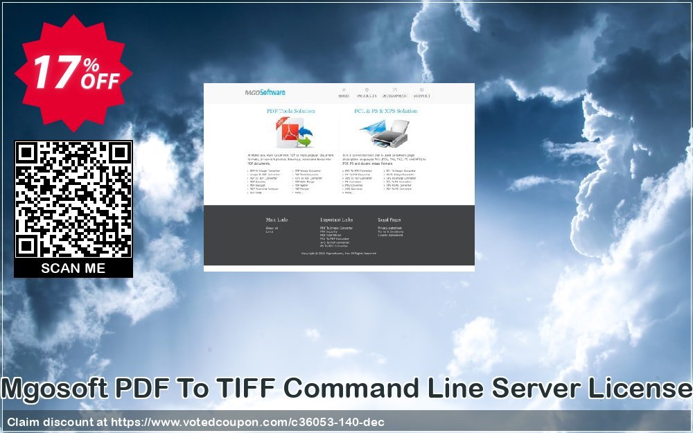 Mgosoft PDF To TIFF Command Line Server Plan Coupon, discount mgosoft coupon (36053). Promotion: mgosoft coupon discount (36053)