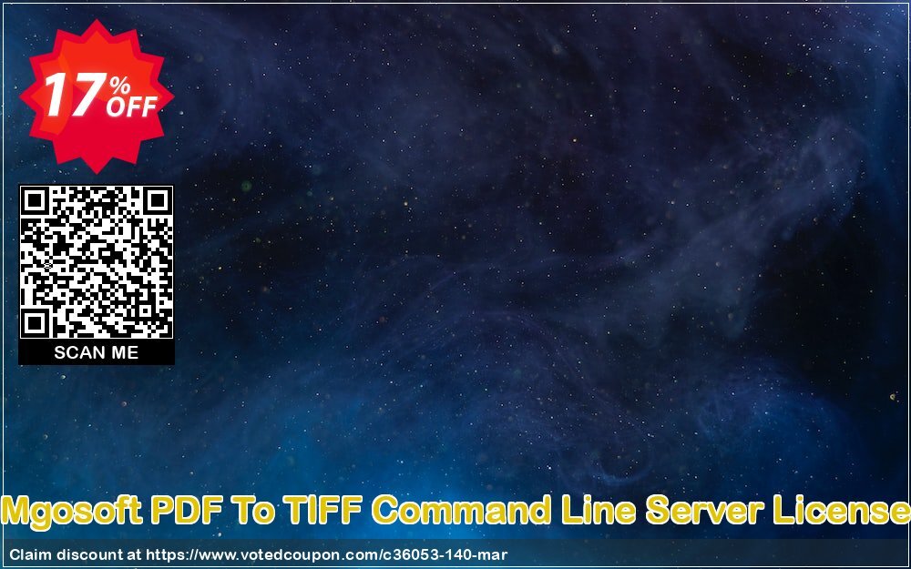 Mgosoft PDF To TIFF Command Line Server Plan Coupon, discount mgosoft coupon (36053). Promotion: mgosoft coupon discount (36053)