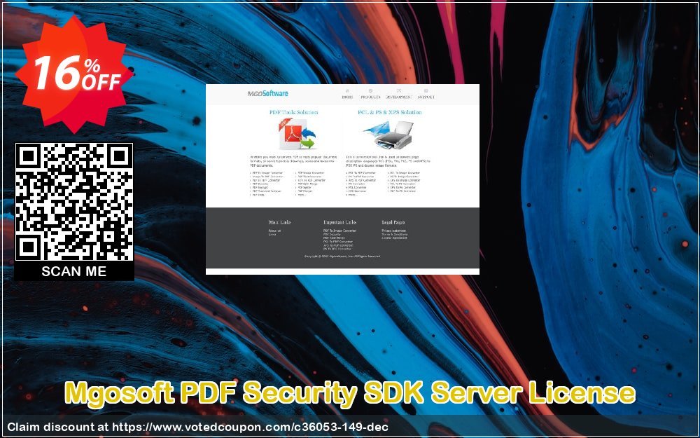 Mgosoft PDF Security SDK Server Plan Coupon Code Apr 2024, 16% OFF - VotedCoupon
