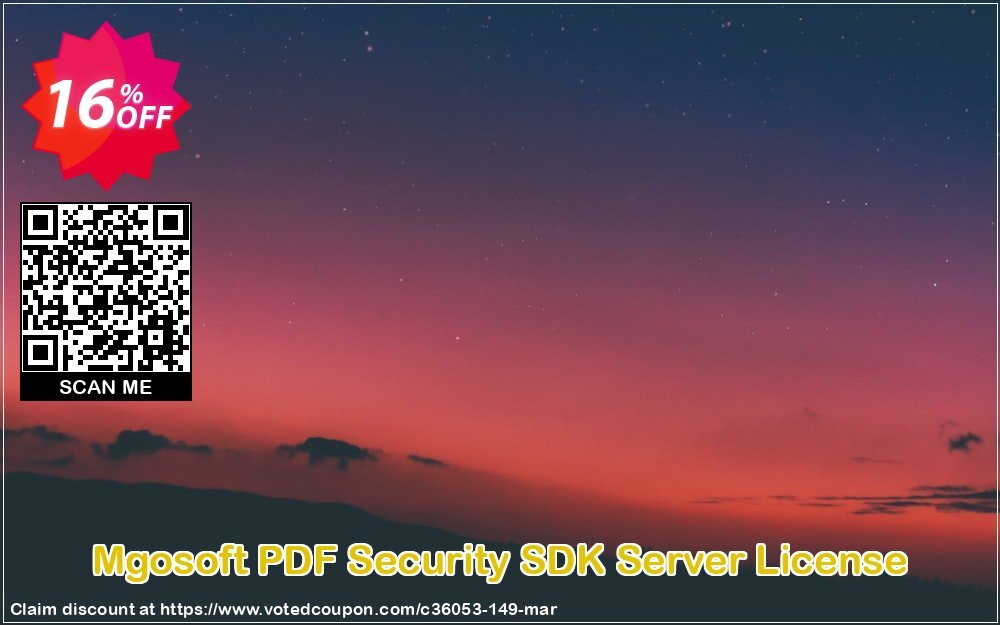 Mgosoft PDF Security SDK Server Plan Coupon, discount mgosoft coupon (36053). Promotion: mgosoft coupon discount (36053)