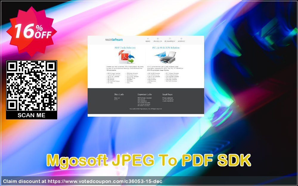 Mgosoft JPEG To PDF SDK Coupon Code May 2024, 16% OFF - VotedCoupon