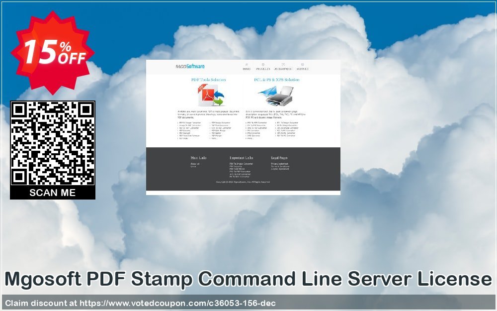 Mgosoft PDF Stamp Command Line Server Plan Coupon, discount mgosoft coupon (36053). Promotion: mgosoft coupon discount (36053)