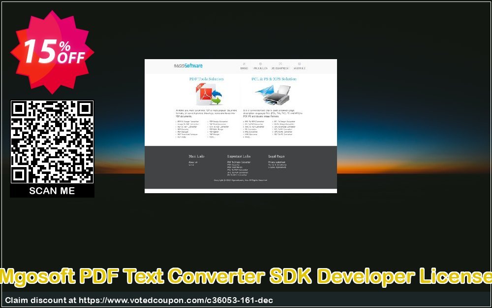 Mgosoft PDF Text Converter SDK Developer Plan Coupon Code Apr 2024, 15% OFF - VotedCoupon