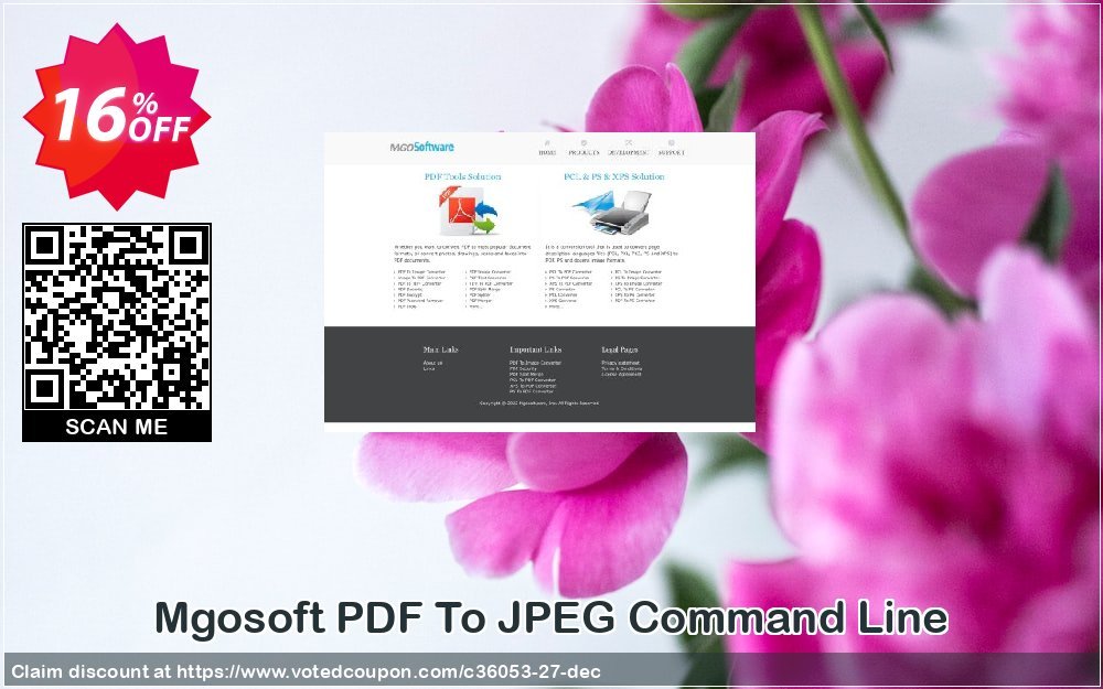 Mgosoft PDF To JPEG Command Line Coupon, discount mgosoft coupon (36053). Promotion: mgosoft coupon discount (36053)