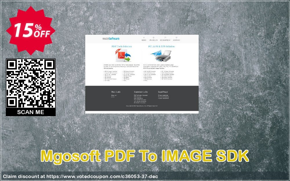 Mgosoft PDF To IMAGE SDK Coupon Code Apr 2024, 15% OFF - VotedCoupon