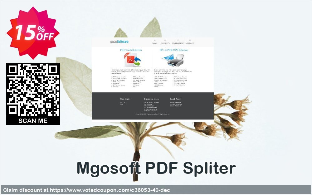 Mgosoft PDF Spliter Coupon, discount mgosoft coupon (36053). Promotion: mgosoft coupon discount (36053)