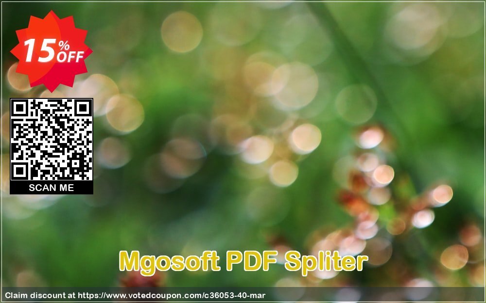 Mgosoft PDF Spliter Coupon, discount mgosoft coupon (36053). Promotion: mgosoft coupon discount (36053)