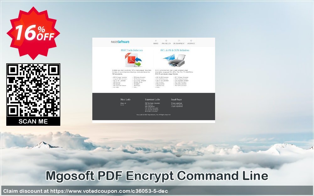 Mgosoft PDF Encrypt Command Line Coupon, discount mgosoft coupon (36053). Promotion: mgosoft coupon discount (36053)