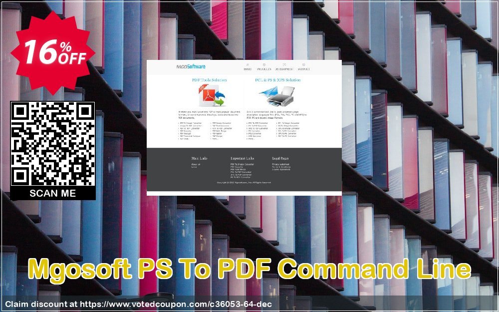 Mgosoft PS To PDF Command Line Coupon, discount mgosoft coupon (36053). Promotion: mgosoft coupon discount (36053)