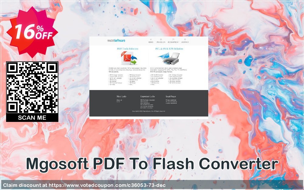 Mgosoft PDF To Flash Converter Coupon, discount mgosoft coupon (36053). Promotion: mgosoft coupon discount (36053)