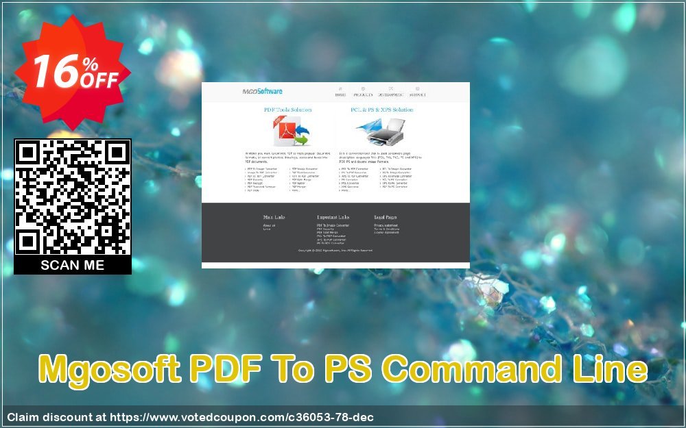Mgosoft PDF To PS Command Line Coupon, discount mgosoft coupon (36053). Promotion: mgosoft coupon discount (36053)