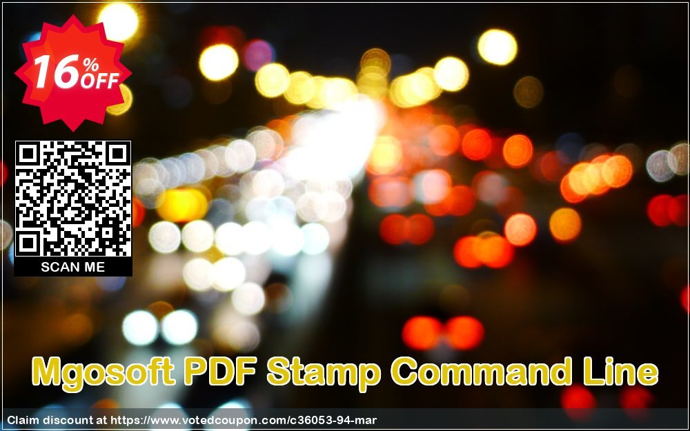 Mgosoft PDF Stamp Command Line Coupon, discount mgosoft coupon (36053). Promotion: mgosoft coupon discount (36053)