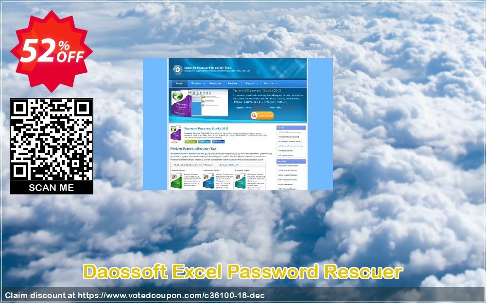 Daossoft Excel Password Rescuer Coupon, discount 30% daossoft (36100). Promotion: 30% daossoft (36100)