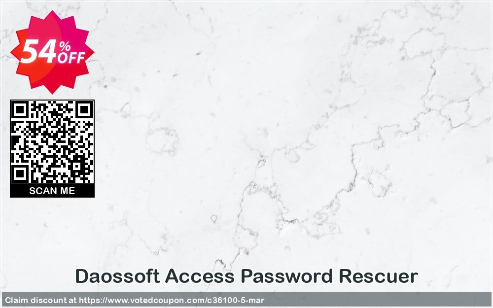 Daossoft Access Password Rescuer Coupon, discount 30% daossoft (36100). Promotion: 30% daossoft (36100)