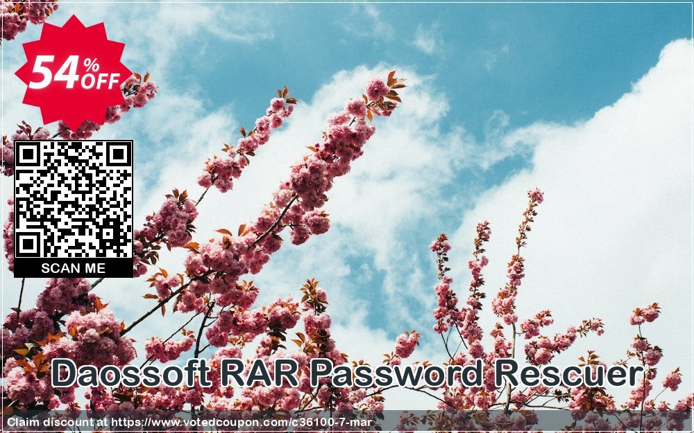 Daossoft RAR Password Rescuer Coupon, discount 30% daossoft (36100). Promotion: 30% daossoft (36100)