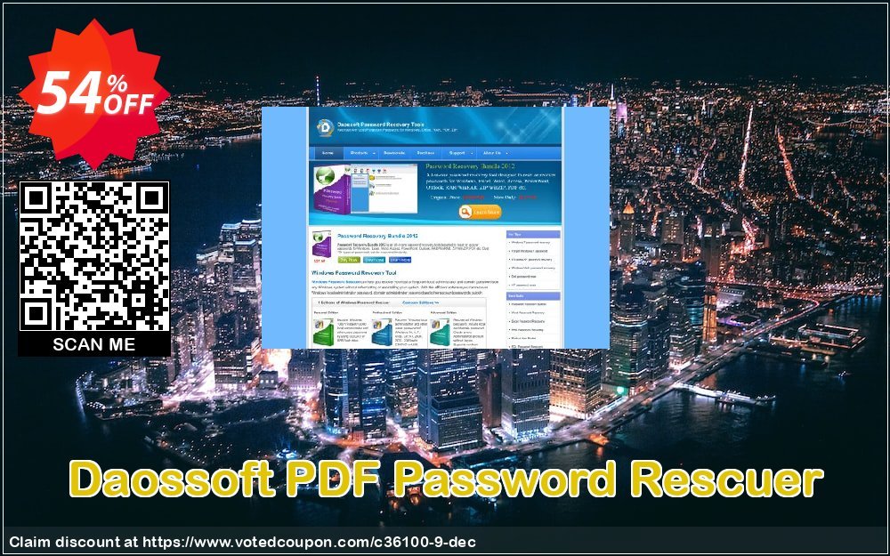 Daossoft PDF Password Rescuer Coupon, discount 30% daossoft (36100). Promotion: 30% daossoft (36100)