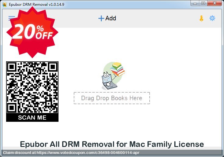 Epubor All DRM Removal for MAC Family Plan Coupon, discount Any DRM Removal for Mac stunning discount code 2024. Promotion: 