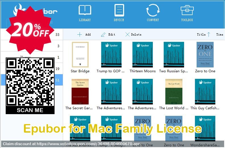 Epubor for MAC Family Plan Coupon Code May 2024, 30% OFF - VotedCoupon