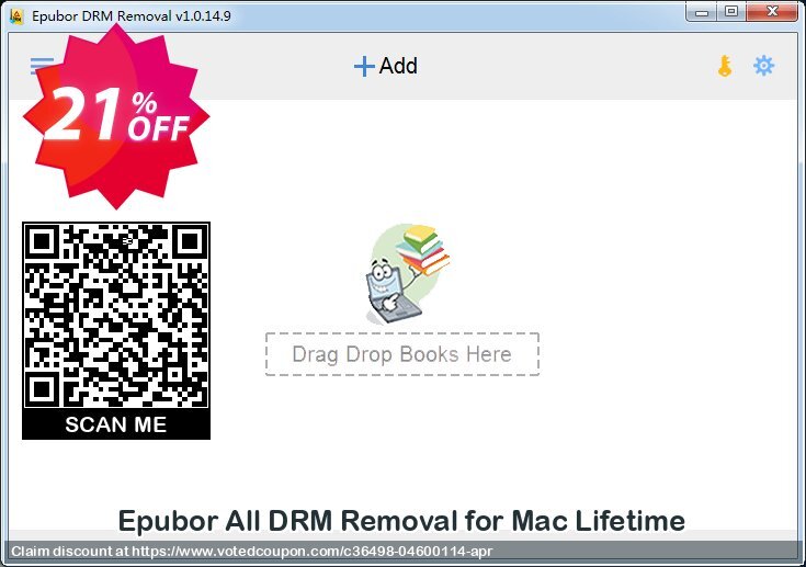 Epubor All DRM Removal for MAC Lifetime Coupon Code Apr 2024, 31% OFF - VotedCoupon