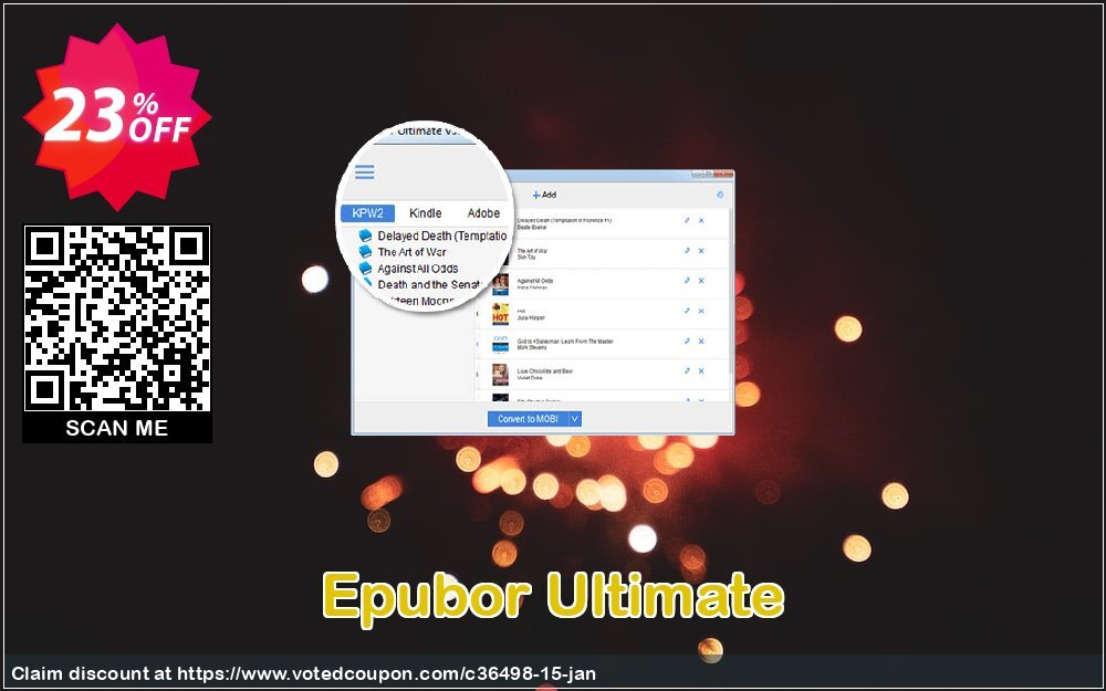 Epubor Ultimate Coupon, discount Epubor Ultimate for Win wonderful deals code 2023. Promotion: Epubor Ebook Software discount code
