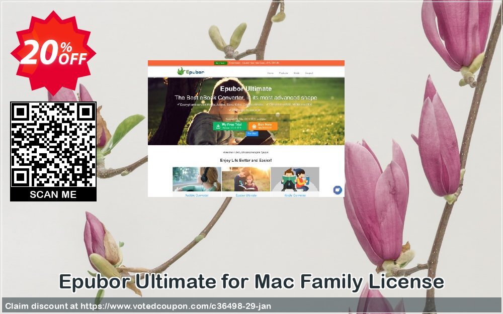 Epubor Ultimate for MAC Family Plan voted-on promotion codes