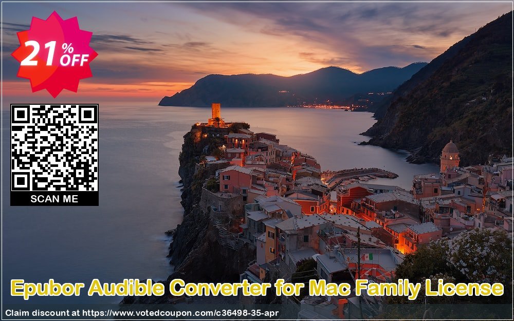 Epubor Audible Converter for MAC Family Plan voted-on promotion codes