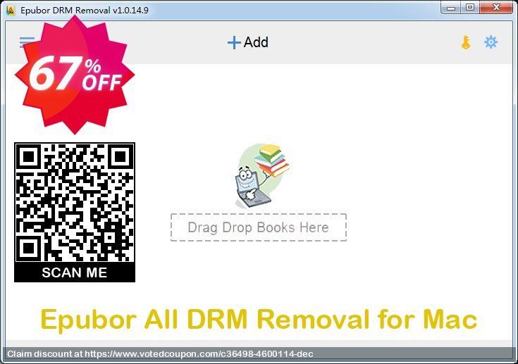 Epubor All DRM Removal for MAC Coupon, discount Any DRM Removal for Mac stunning discount code 2023. Promotion: amazing offer code of Any DRM Removal for Mac 2023