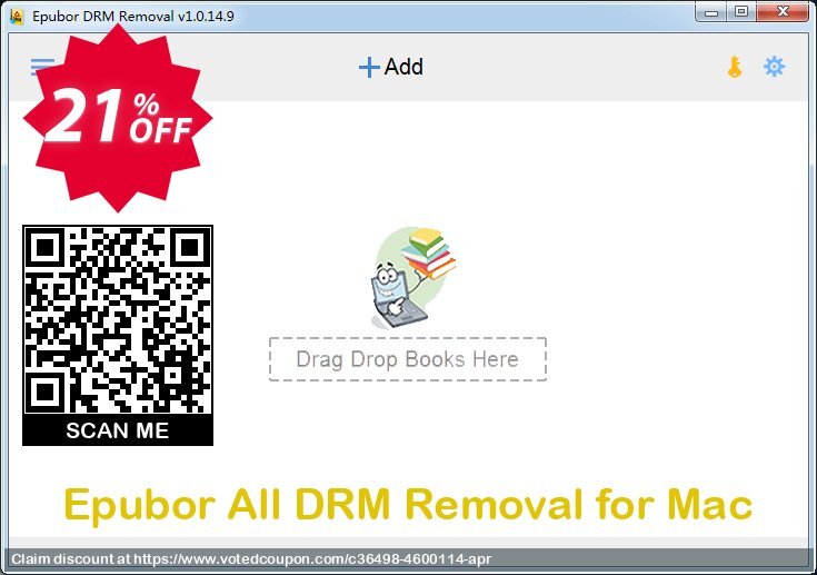 Epubor All DRM Removal for MAC Coupon Code May 2024, 67% OFF - VotedCoupon