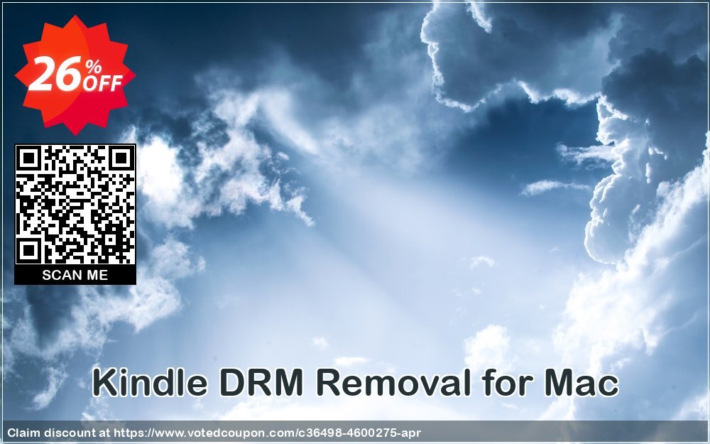 Kindle DRM Removal for MAC Coupon, discount Kindle DRM Removal for Mac stunning discount code 2024. Promotion: amazing offer code of Kindle DRM Removal for Mac 2024