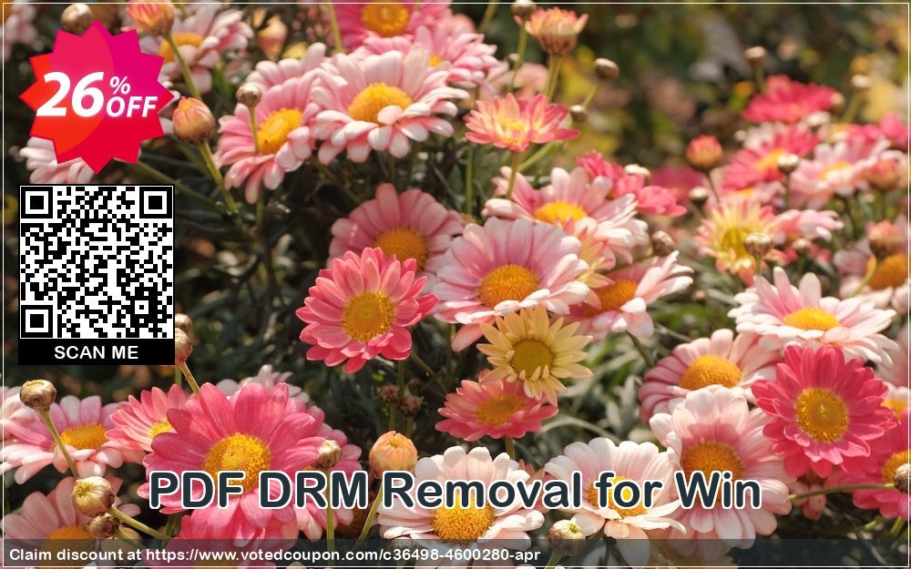 PDF DRM Removal for Win Coupon, discount PDF DRM Removal for Win formidable deals code 2024. Promotion: impressive sales code of PDF DRM Removal for Win 2024