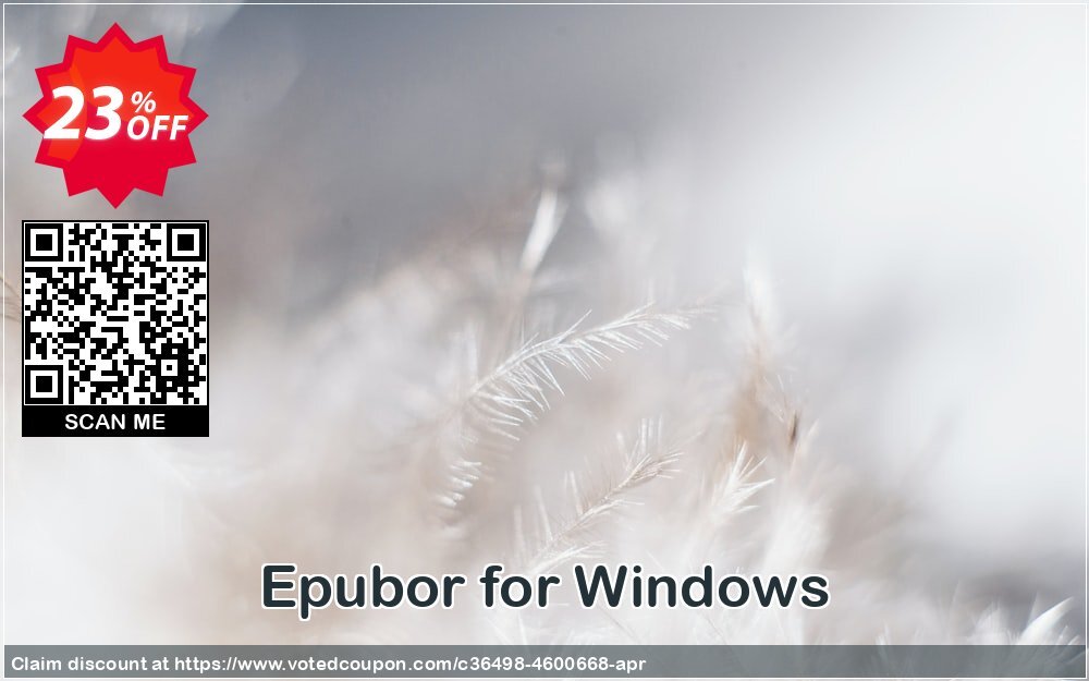 Epubor for WINDOWS Coupon, discount Epubor Pro for Win imposing promo code 2024. Promotion: staggering discount code of Epubor Pro for Win 2024