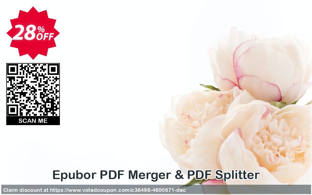 Epubor PDF Merger & PDF Splitter Coupon, discount PDF Splitter&Merger Amazing deals code 2024. Promotion: Amazing deals code of PDF Splitter&Merger 2024