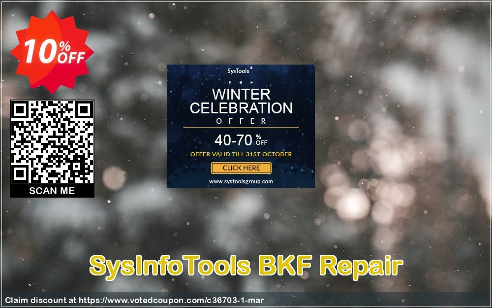 SysInfoTools BKF Repair Coupon Code May 2024, 10% OFF - VotedCoupon