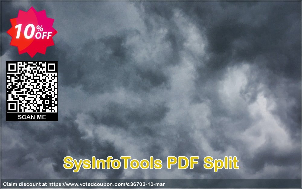 SysInfoTools PDF Split Coupon, discount SYSINFODISCOUNT. Promotion: Coupon code for SysInfo tools software