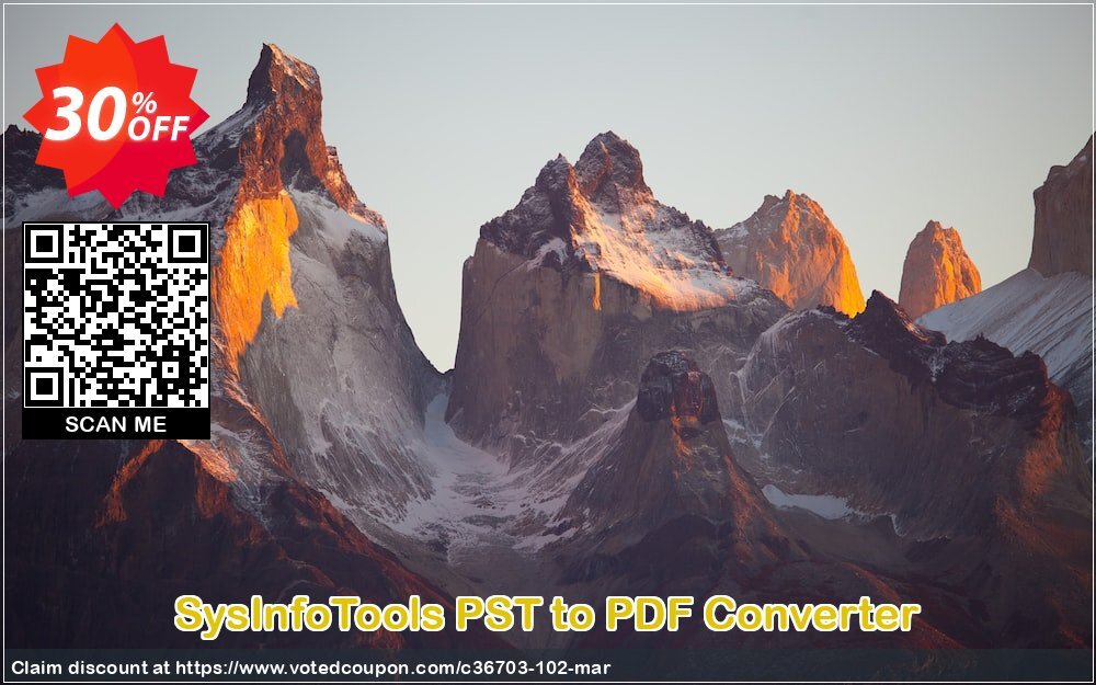 SysInfoTools PST to PDF Converter Coupon, discount SYSINFODISCOUNT. Promotion: